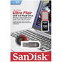 SanDisk Ultra Flair 32 GB USB 3.0 Negro, Acero inoxidable